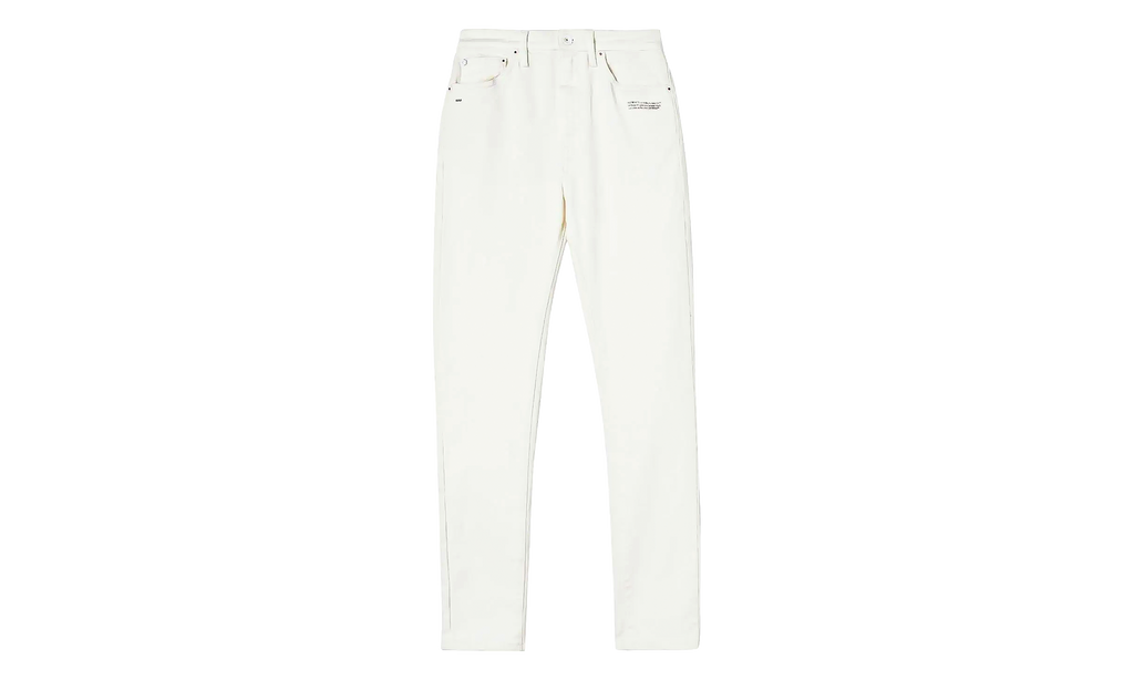 Off-White Corporate Skinny Jeans WMNS "White" OWYA003C99DEN0050110