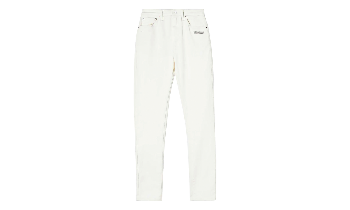Off-White Corporate Skinny Jeans WMNS "White" OWYA003C99DEN0050110