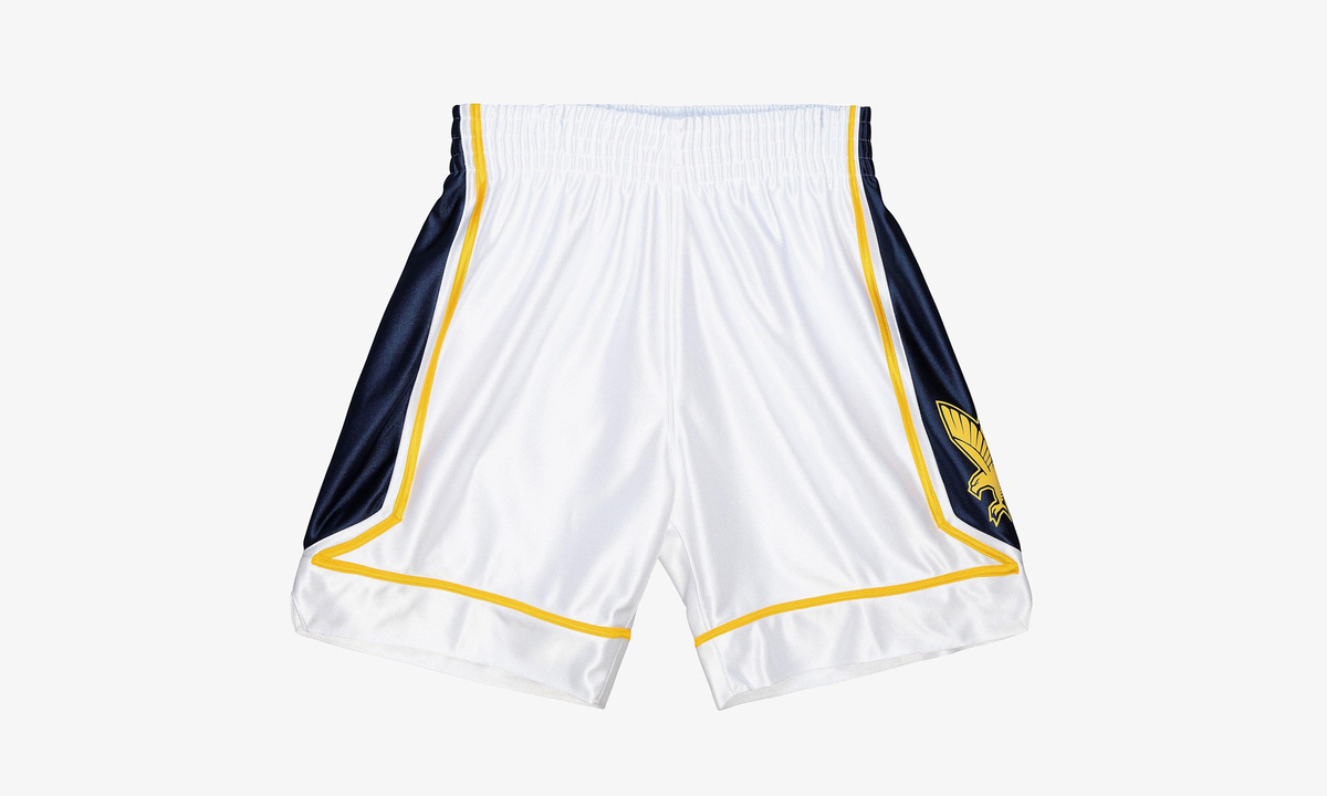 Mitchell & Ness NCAA WHITE SHORTS MARQUETTE 2002 "MARQUETTE" ASHR4491 MAU02PPPWHIT