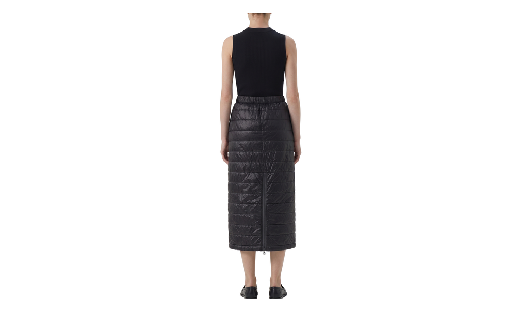 Brunello Cucinelli Quilted Midi Skirt WMNS "Black" BRUN1732