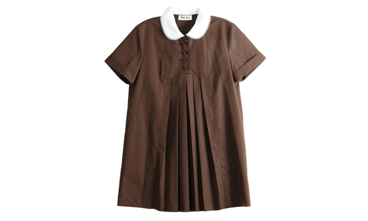 Miu Miu Poplin Dress WMNS "Ebony" MF6401 10RG F0192