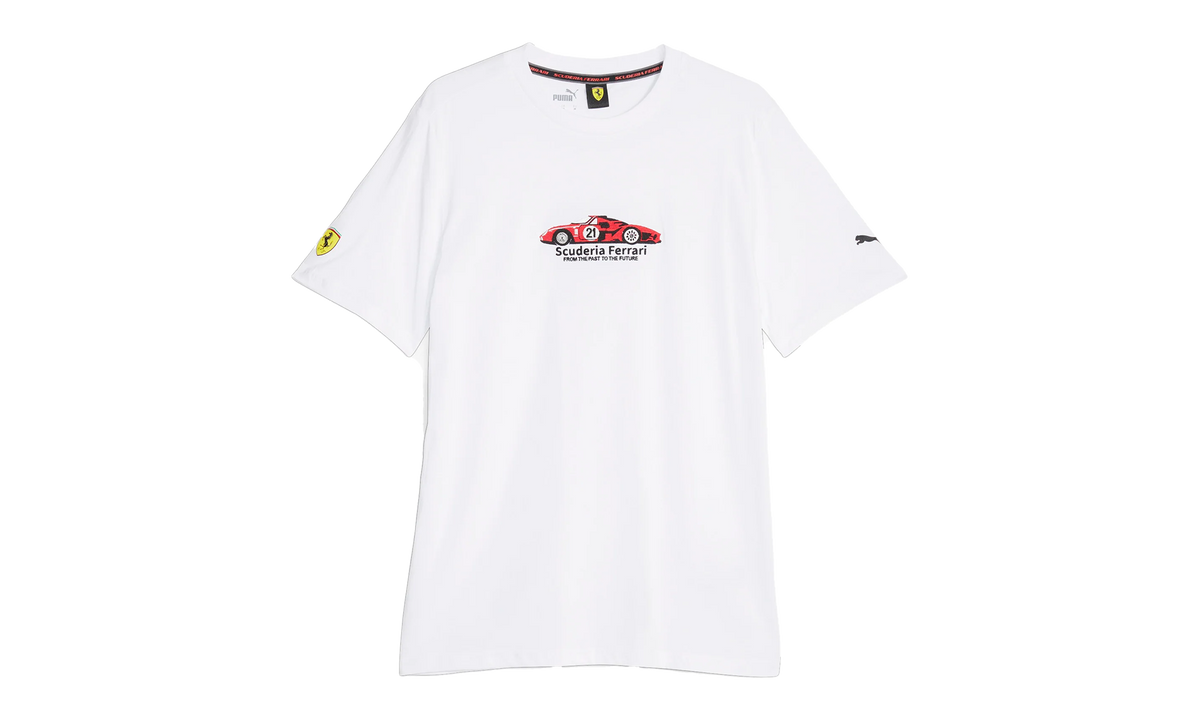 Puma FERRARI RACE GRAPHIC TEE 1 "White" 620947 03