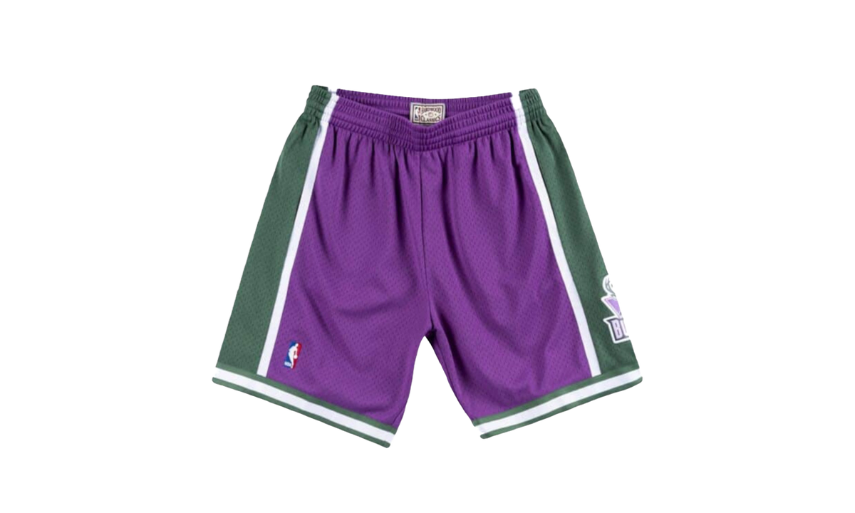Mitchell & Ness NBA Swingman Milwaukee Bucks Road 0001 Men's Shorts "Purple" SMSHGS18032 MBUPURP00