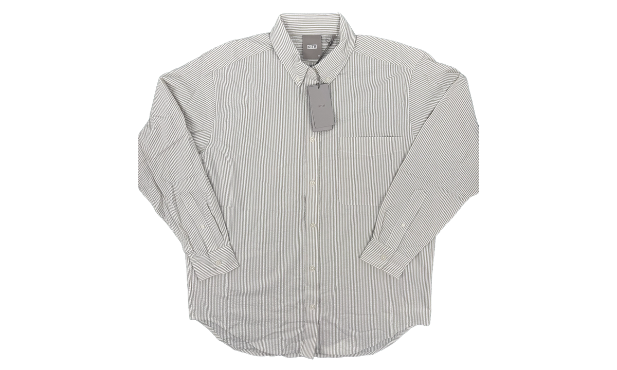 Ora II Seersucker Shirt WMNS "Verdant Green" KITH263