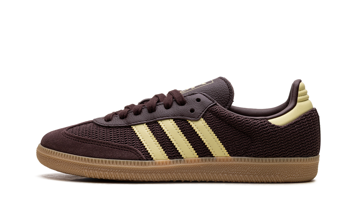 Adidas Samba OG WMNS "Shadow Brown Powder Yellow" JR8167