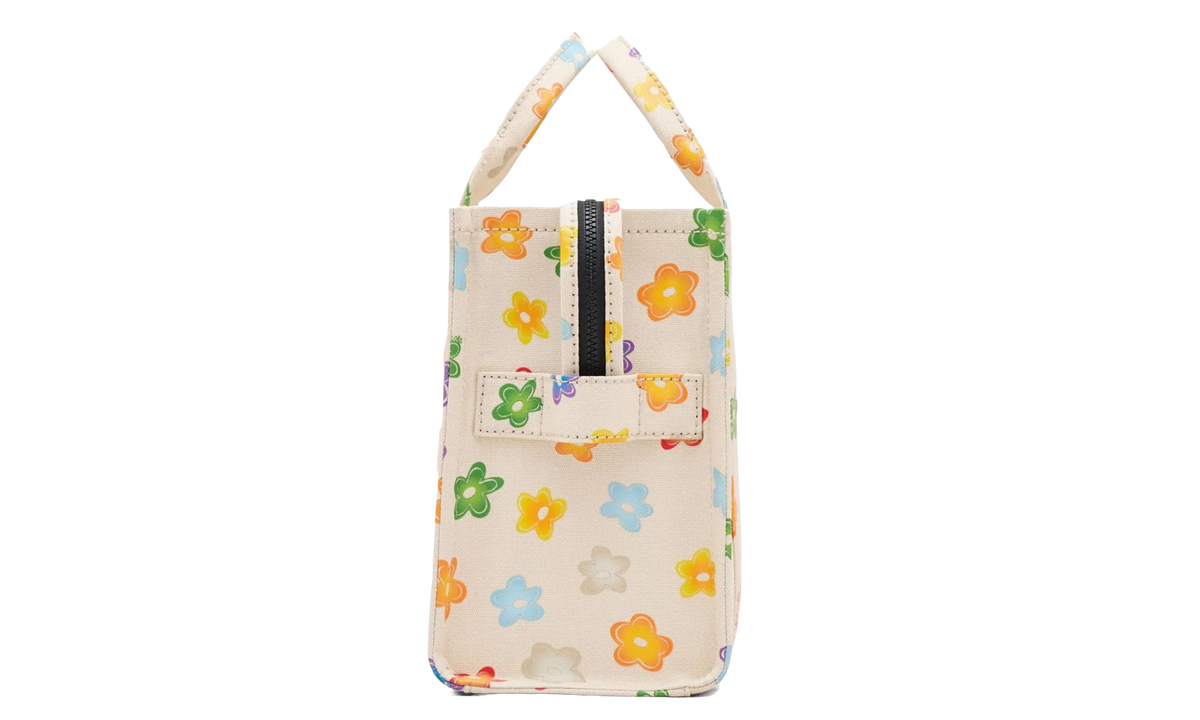 Marc Jacobs Wild Daisy Canvas Medium Tote Bag "White" 2P5HTT010H03 101