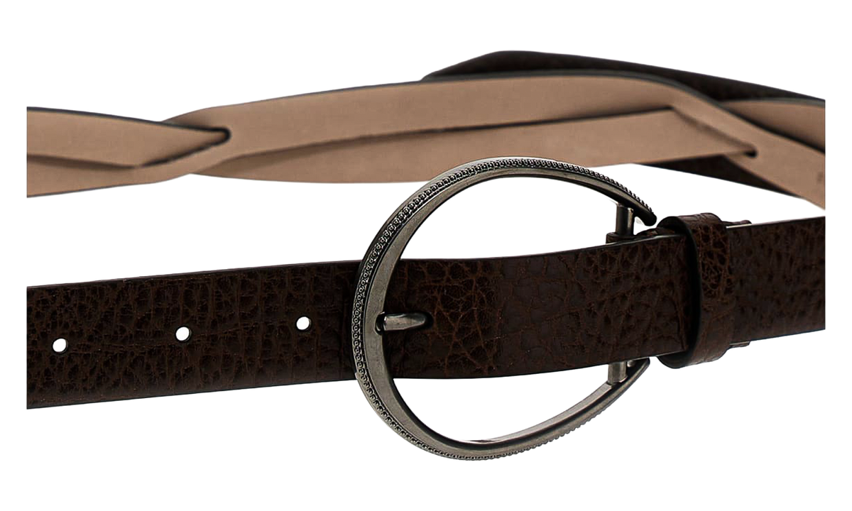 BRUNELLO CUCINELLI Leather Belt WMNS "Dark Brown" BRUN264