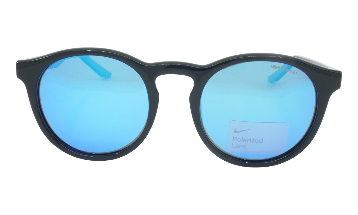 Nike Swerve Polarized Sunglasses "Black / Polar / Blue Mirror" FD1850 014