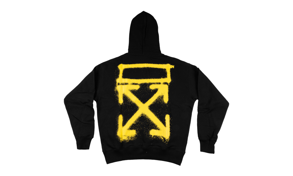 Off-White SPRAYED ARROW HOODIE "Black" 44OWOS26K060 001