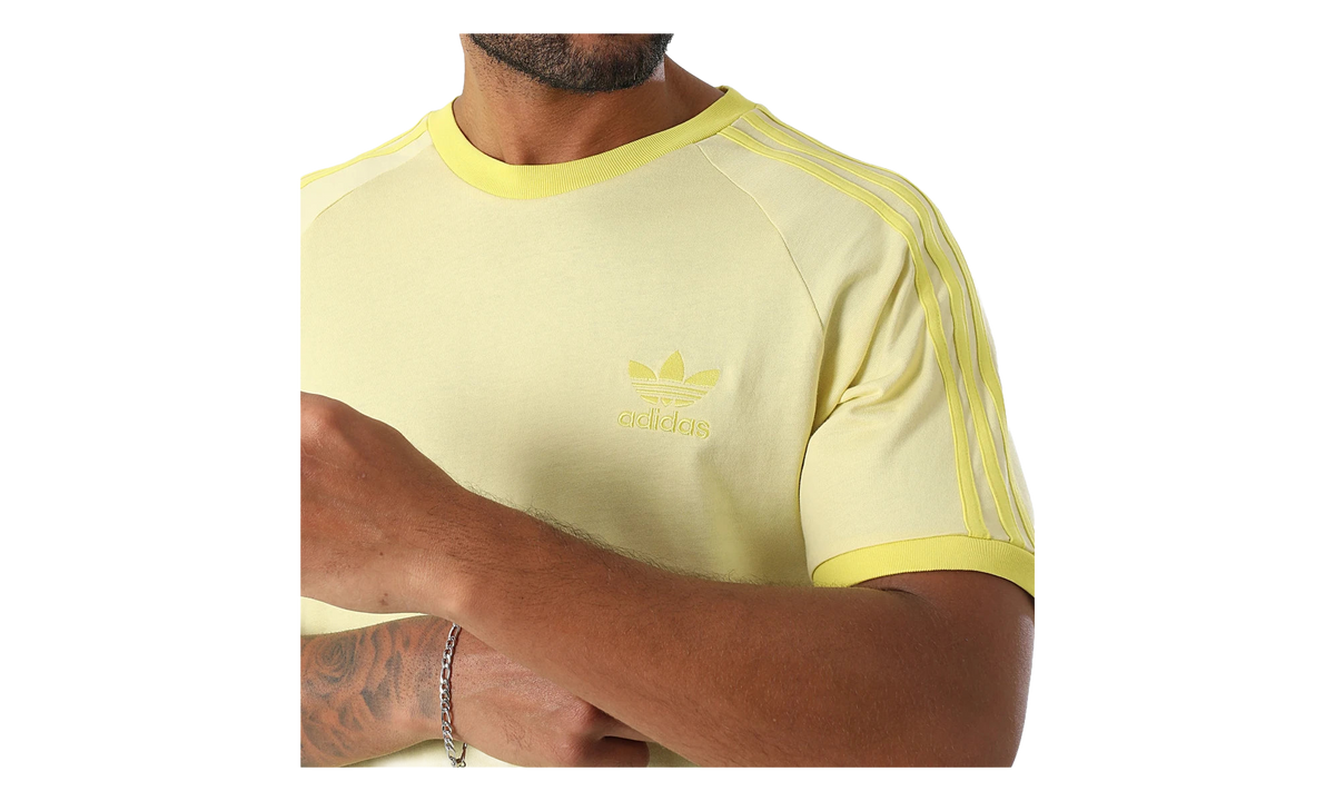 Adidas Originals Adicolor Classics 3-Stripes Tee "Powder Yellow" JN7021
