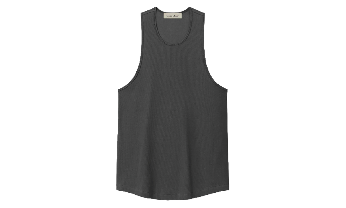 Fear of God Essentials Ribbed Essential Tank "Iron Grey" RW00264 0032
