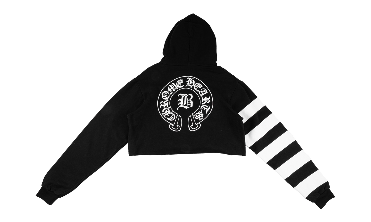 Chrome Hearts BELLA HADID CROPPED HOODIE WMNS "BLACK" CHRM1288