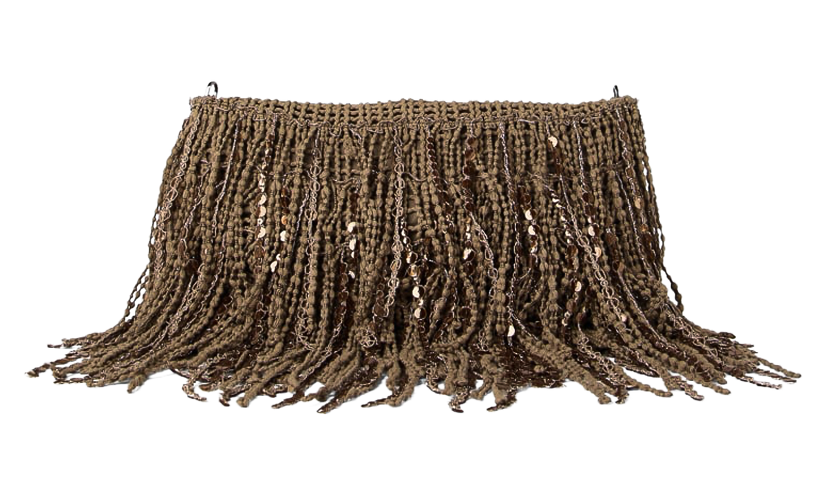 Brunello Cucinelli Leather Fringe Bag WMNS "Brown" BRUN1883