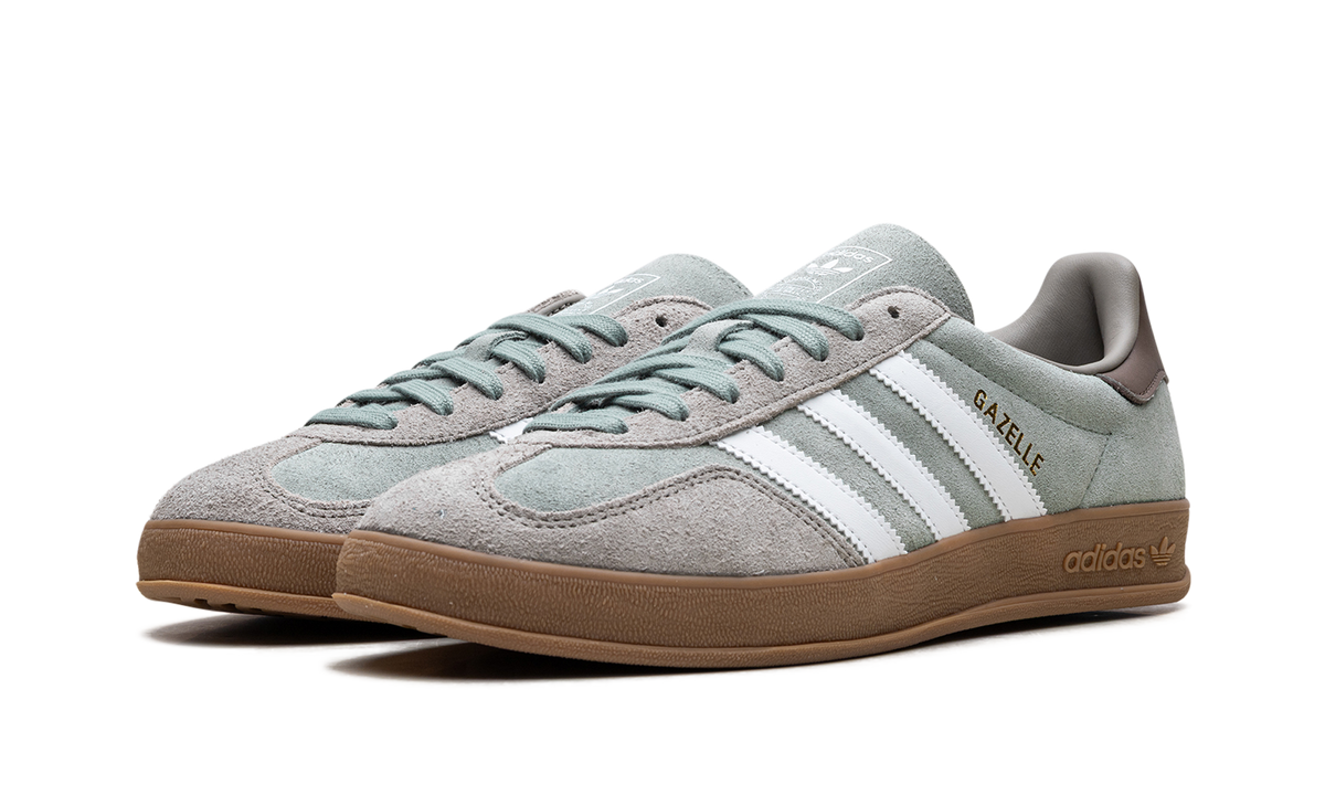 Adidas Gazelle Indoor "Silver Pebble Silver Green" JI3526