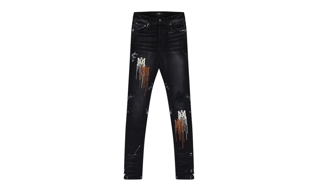 Amiri MA Drip Jeans "Aged Black" SS22MDS025 023